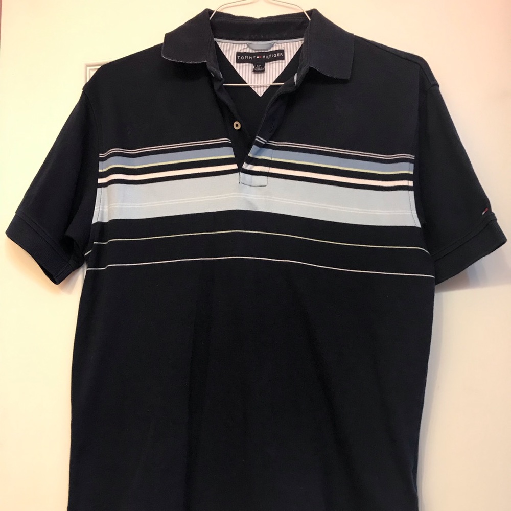 Tommy Hilfiger Men’s Navy blue Polo T-Shirt Size S